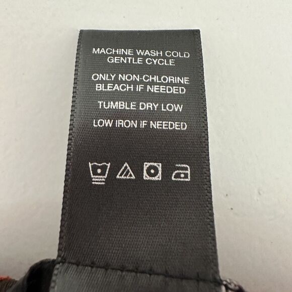 Ali Miles Top Shirt Womens Large Red Black Textured Tunic Artisan Abstract - Picture 8 of 12